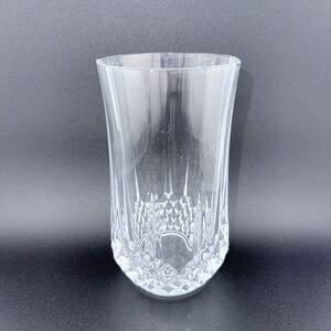 Retired Cristal D'Arques Longchamp 24% Lead Tall Highball Crystal Glass 5"